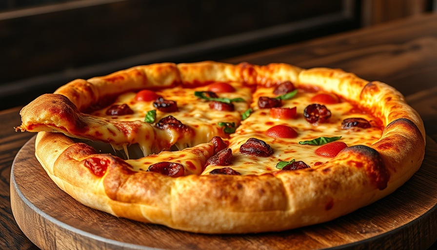 Chicago-style pizza in Leander mouthwatering and freshly served.