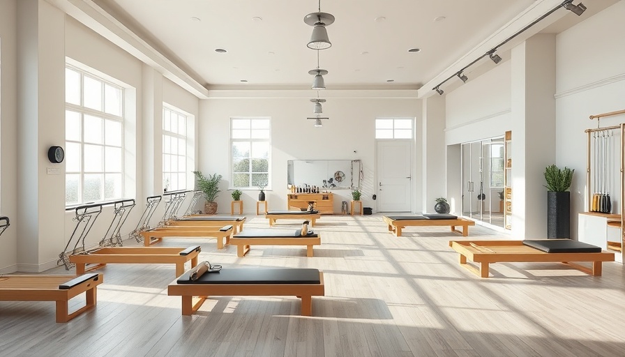 Modern Pilates Island Studio in Cedar Park with bright, airy interior