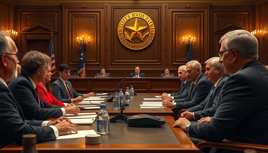 Legislative meeting discussing Texas House bill impact on classroom.