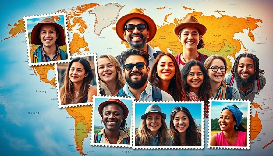CNN travel series My Happy Place promotional poster with cast photos.