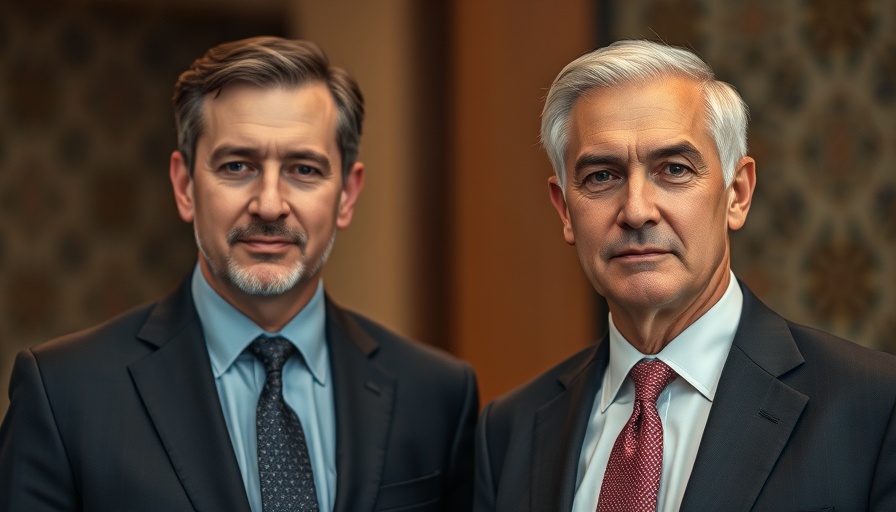 Breaking US news image of two serious middle-aged men in suits.