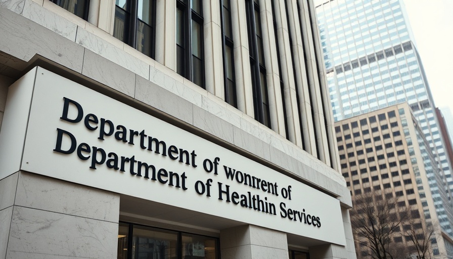 COVID-19 funding cuts related to Health and Human Services signage.