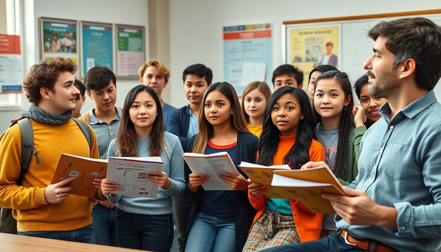 Students in classroom learning abstinence-focused human sexuality curriculum.
