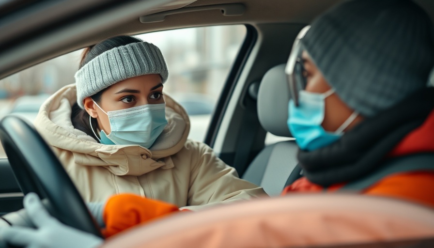 Texas measles outbreak 2025: health worker conducts test at drive-through