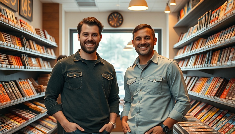 Austin chocolate business owners inside store