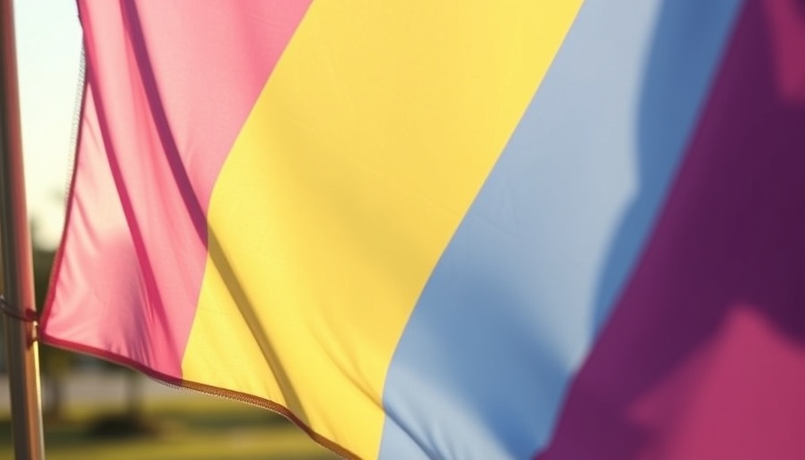 Transgender pride flag with soft shadows, representing visibility.