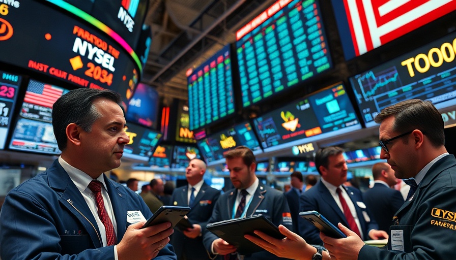 Traders analyzing market screens during S&P 500 worst quarter since 2022.