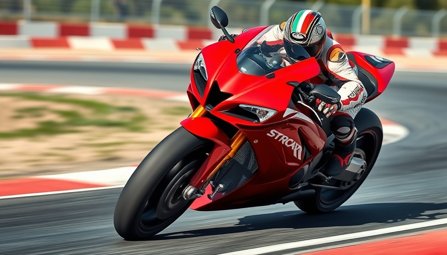 Marc Marquez Dominates Sprint Race in vibrant red gear.