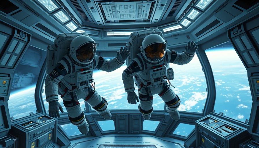 NASA astronauts in a private space station production environment.