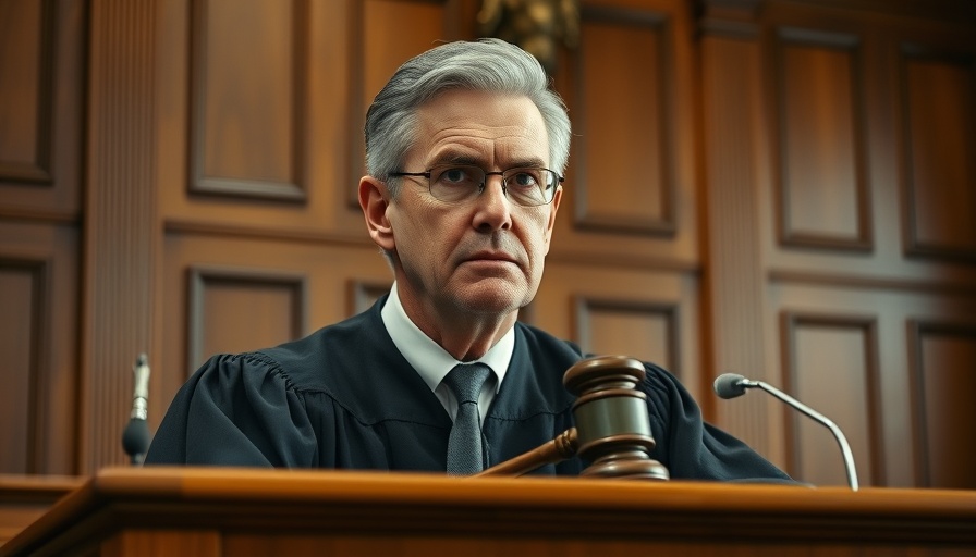 Portrait of a Williamson County judge in a courtroom setting
