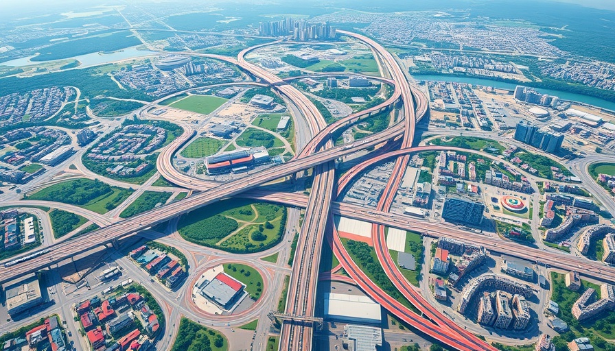 Central Texas transportation plans illustrated on a colorful roadmap