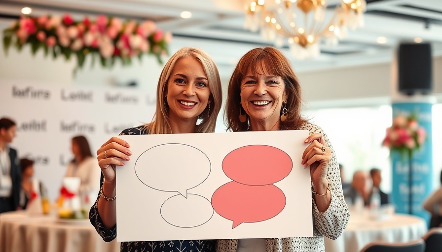 Two women at mental health advocacy event in Austin.