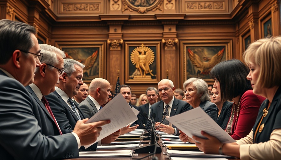House GOP budget vote scene in a legislative chamber.
