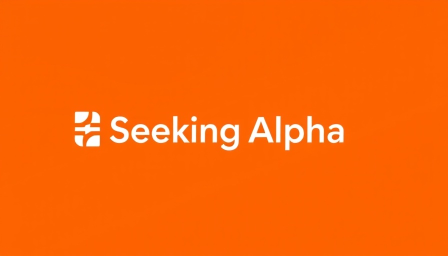 Seeking Alpha logo on an orange gradient background.