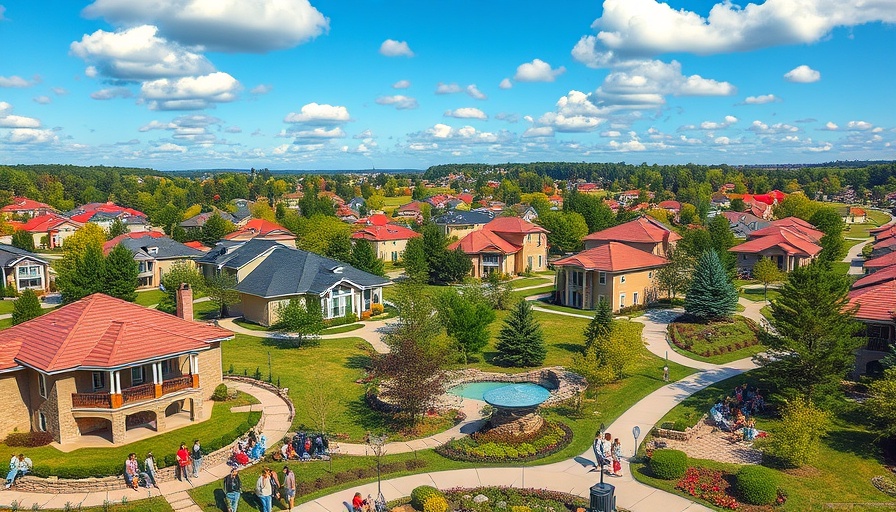 Vibrant scene of Colony Park community in Austin