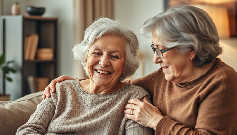 Preferred care at home Cedar Park: Elderly woman and caregiver sharing a moment.