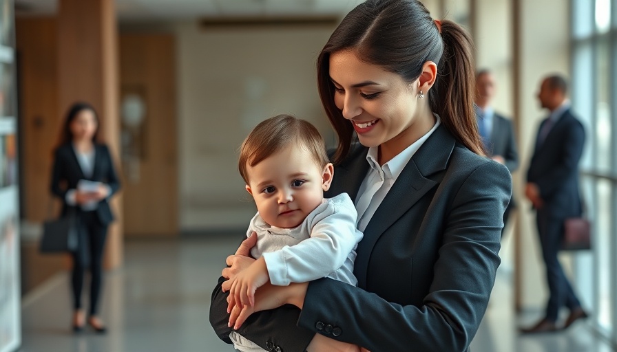 New parents in formal setting illustrating remote votes support