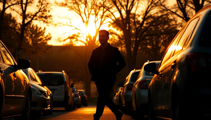 Silhouette in Eagle Pass park at sunset as park reopens.
