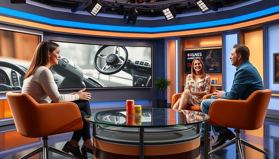 Casual TV show set at Live with Kelly and Mark NYC headquarters.