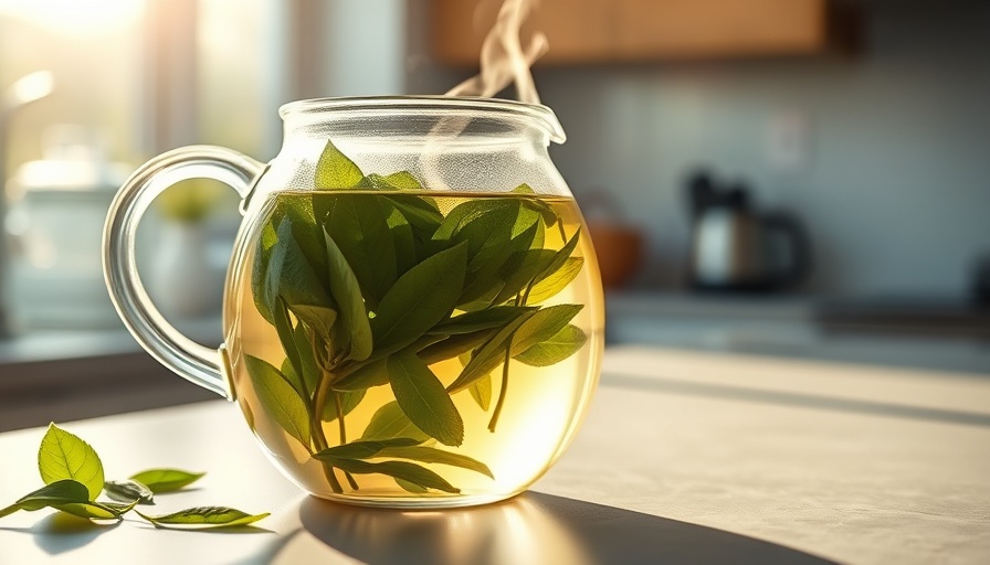 Whole leaf tea brewing in Cedar Park, vibrant and inviting.