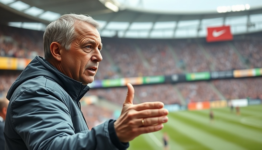 U.S. coach gesturing during CONCACAF Gold Cup 2025 match.