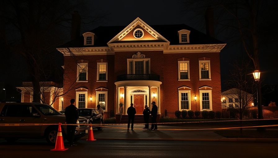 Arson fire investigation at Pennsylvania Governor's Mansion.