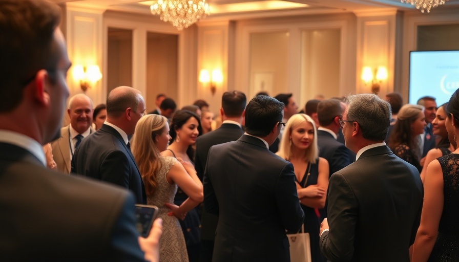 Elegant gathering with guests, Nate Paul financial deceit context