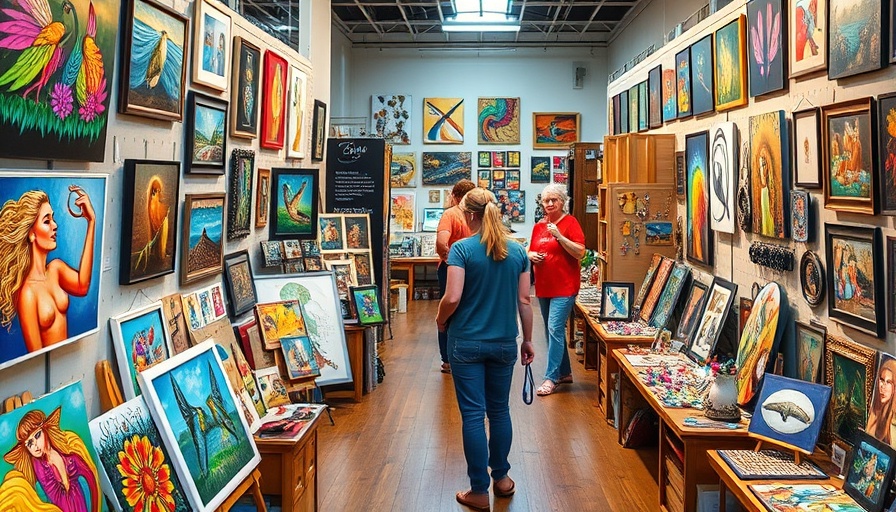 Austin TX local news: artists display vibrant artwork at fair.