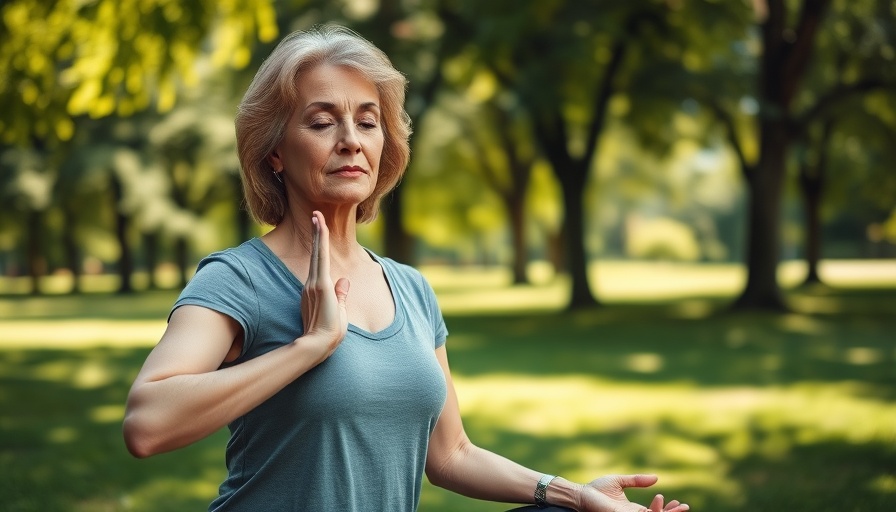 Natural ways to lower blood pressure: yoga practice in nature.