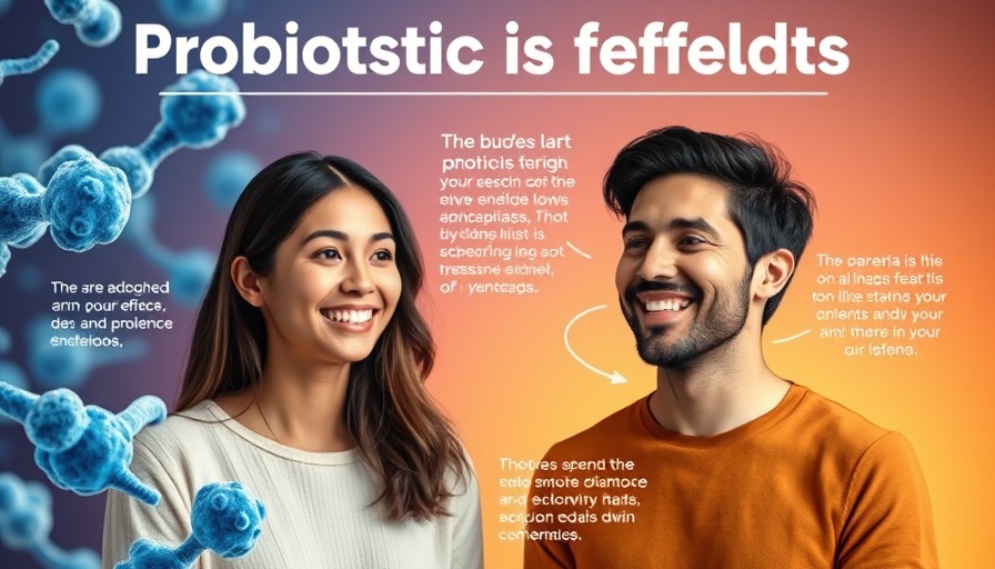 Probiotic intolerance side effects discussed with digital bacteria illustration.