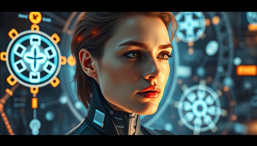 Futuristic human figure depicting chronic inflammation reduction.