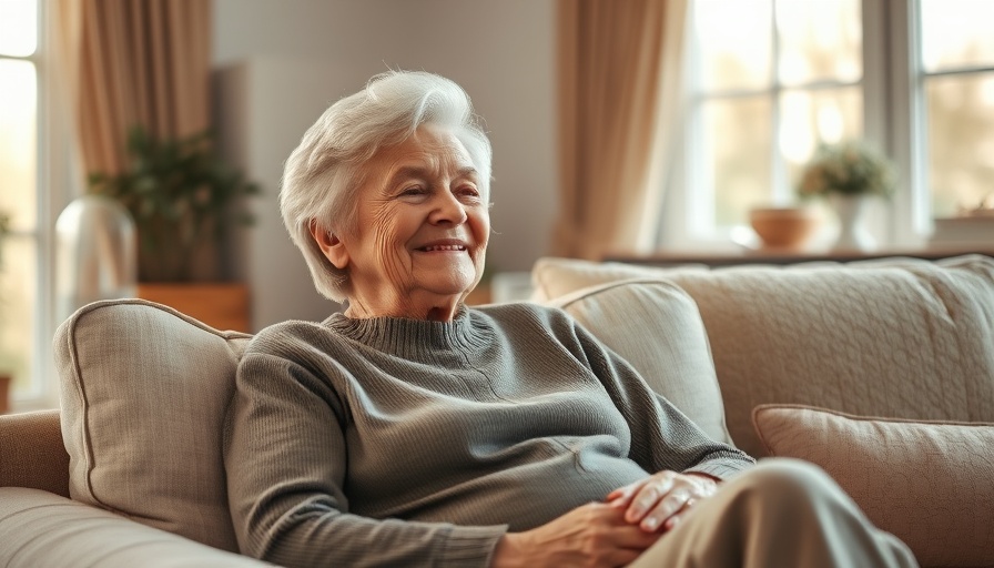 Elderly woman finding relief from joint pain in San Marcos.