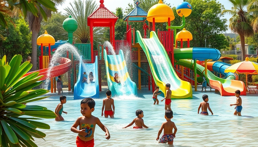 Children enjoying slides at Schlitterbahn new kids park, vibrant setting.