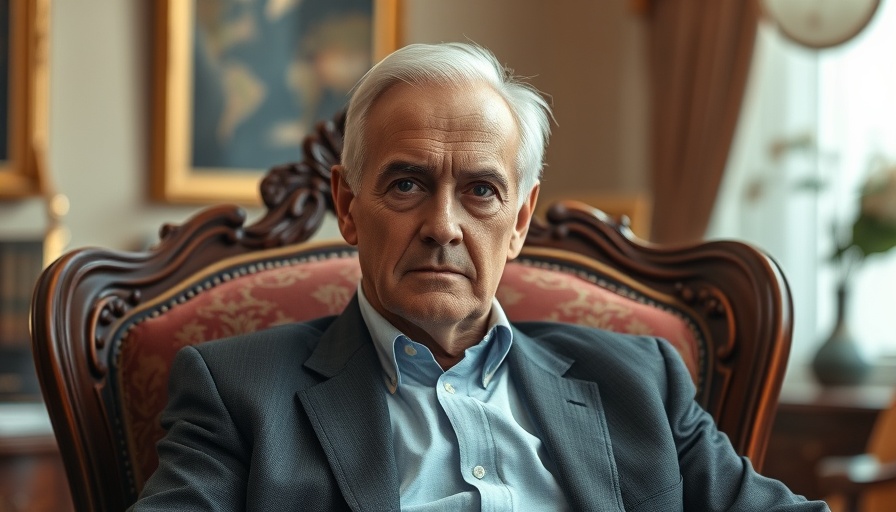 Serious older man in an ornate chair during Putin's Easter ceasefire announcement