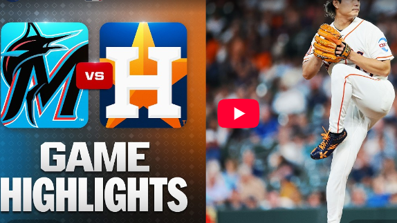 Astros Game Highlights showcasing a dynamic pitch.