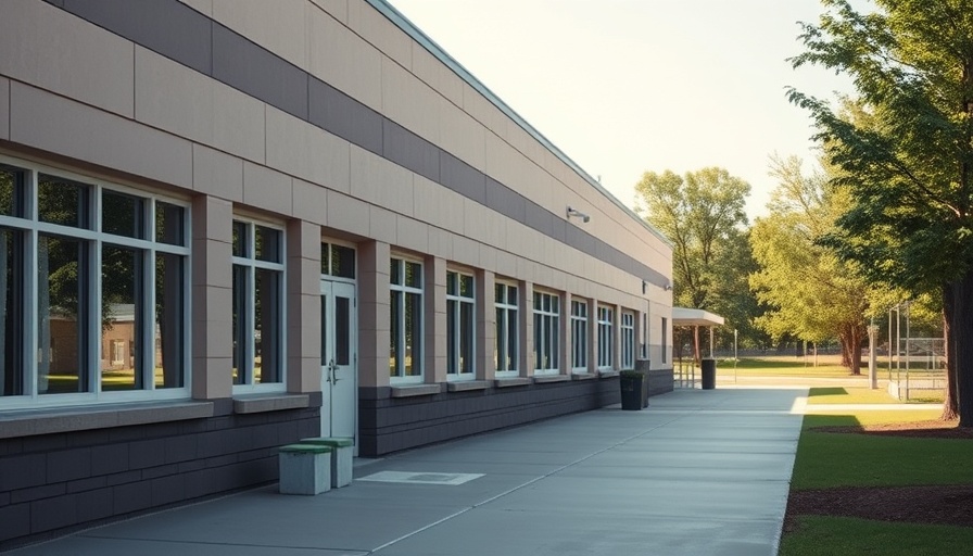 Austin ISD closure of Dobie Middle School building exterior.