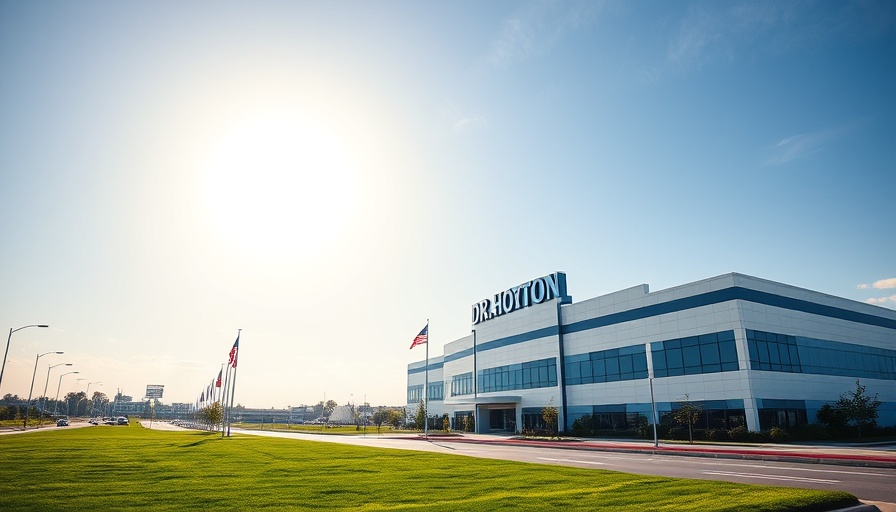 D.R. Horton corporate building exterior under clear skies.