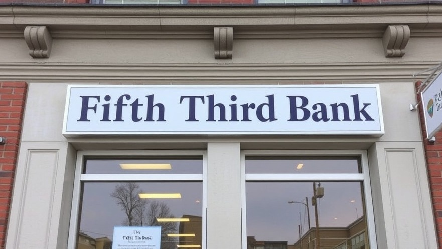 Storefront of Fifth Third Bank highlighting Dallas economic development opportunities.