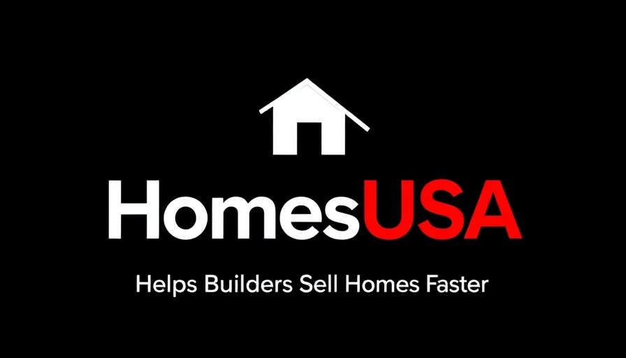 Bold HomesUSA logo promoting Texas new home sales