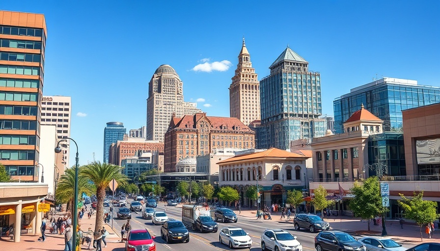Austin cityscape with modern buildings under clear skies, austin local news.