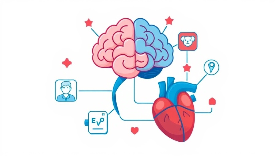Medical concept illustration of metabolic syndrome linked to dementia.