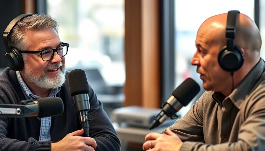Low-dose naltrexone benefits discussed by two men in a podcast setting.