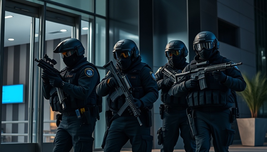 Tactical officers arresting suspects at night in Colorado Springs.