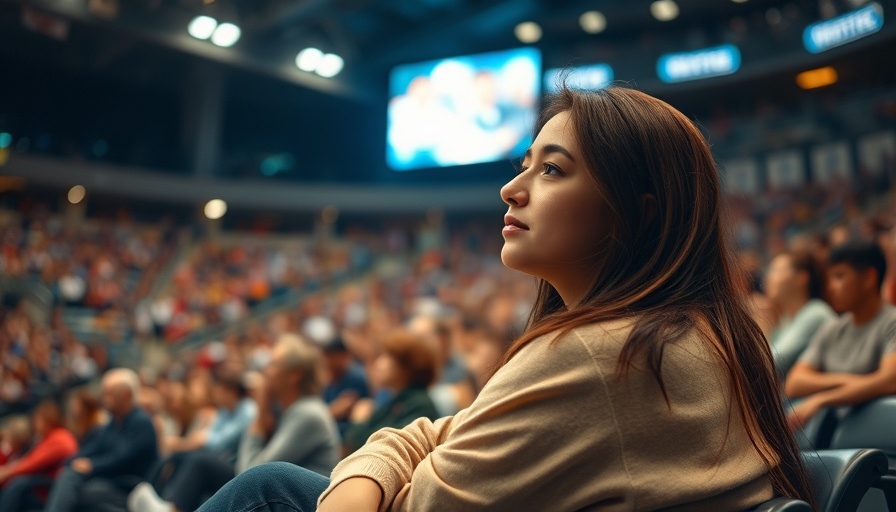 Caitlin Clark at Bucks-Pacers Game 5, seated and watching.