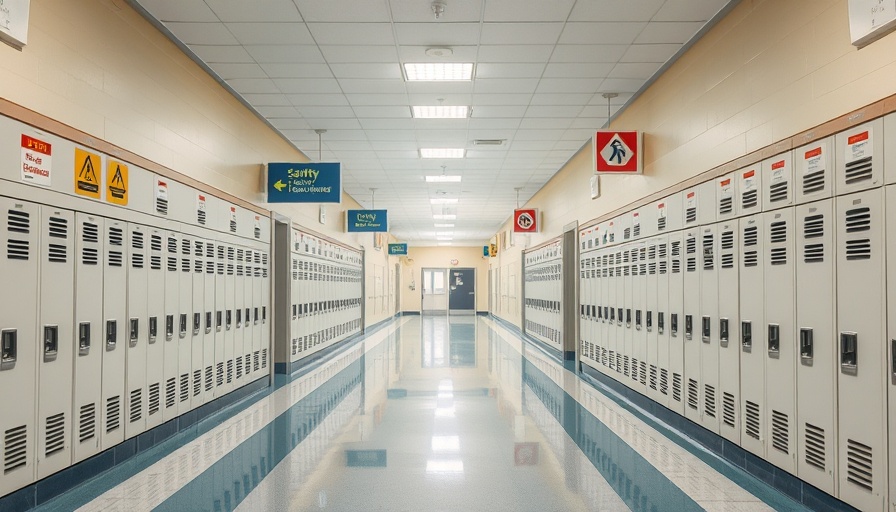 School hallway illustrating Texas school safety overhaul.