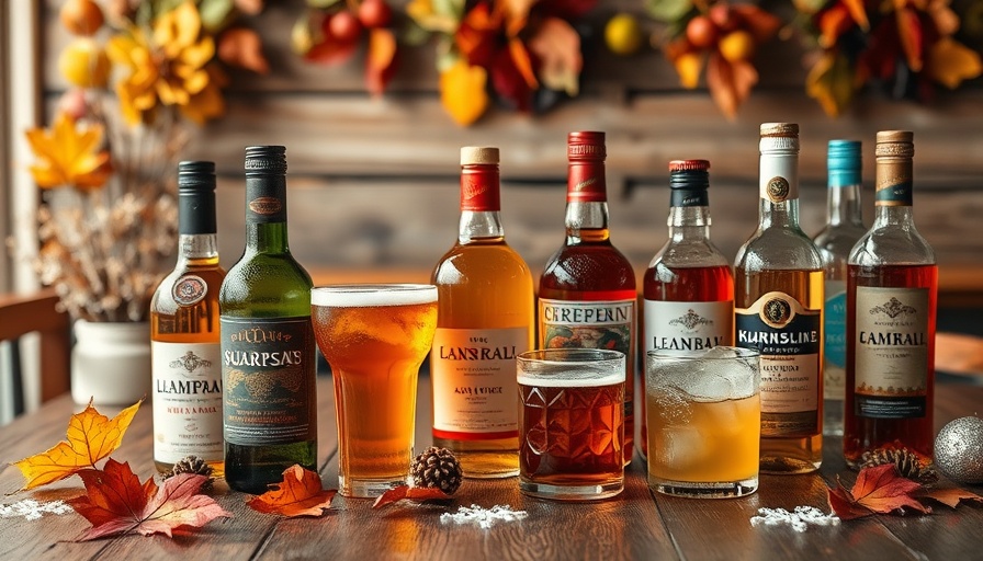 Alcohol drinks representing how seasonal changes affect alcohol tolerance.