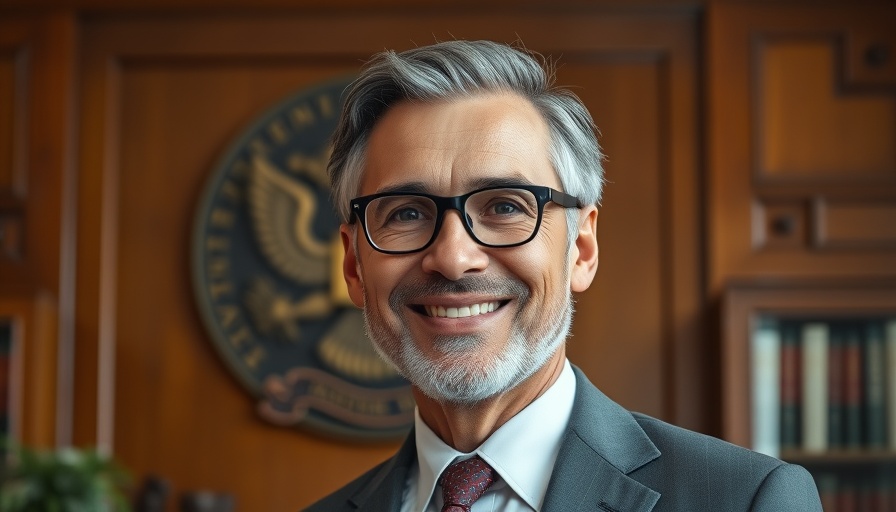 University of California President Appointment announcement, man in office.