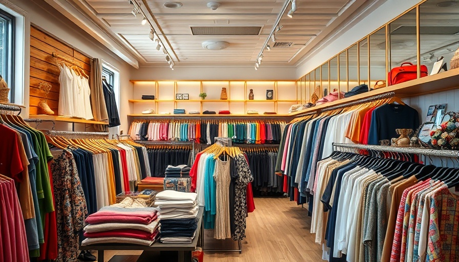 Uptown Cheapskate North Austin clothing store interior scene