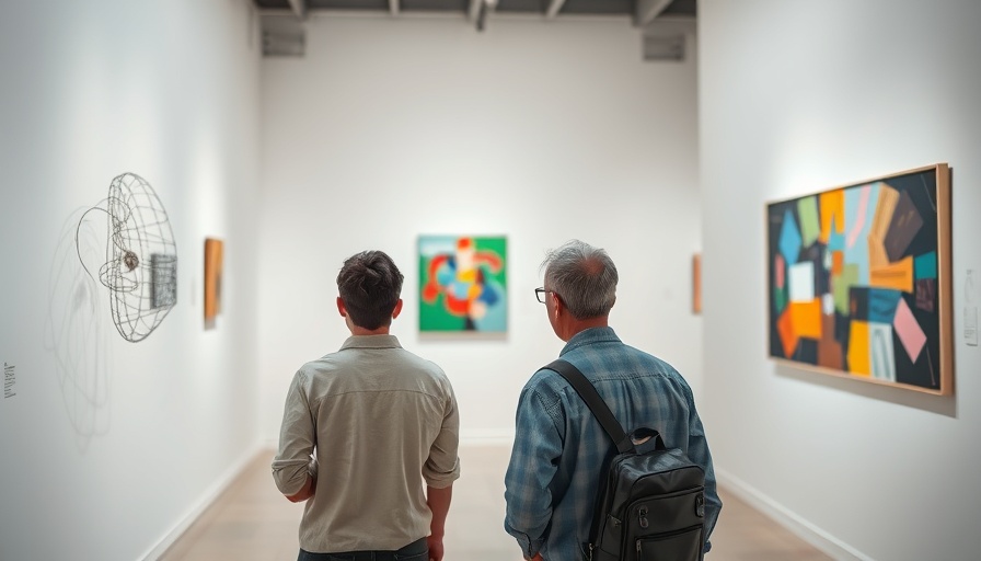Visitors at Affordable Art Fair Austin exploring diverse artworks.