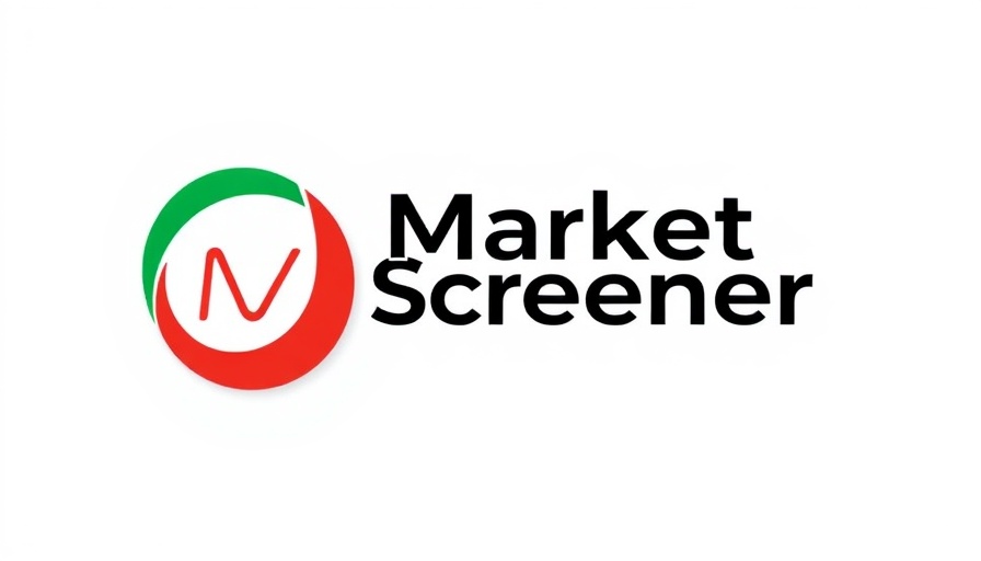 MarketScreener.com logo design with abstract elements.